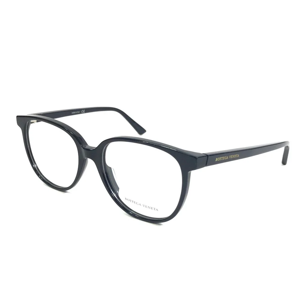 Bottega Veneta Eyeglasses Frames BV1023O 004 Navy Blue Square Full Rim 52-17-145